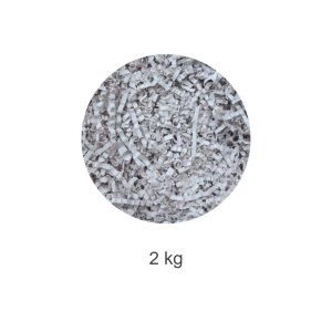 light grey Pack of 2 KG Shredded Paper
