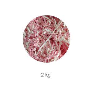 pink&white combo Pack of 2 KG Shredded Paper