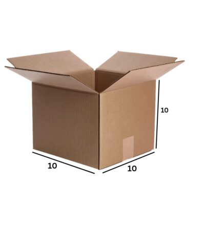 10X10X10 Inch 3 Ply Corrugated Box